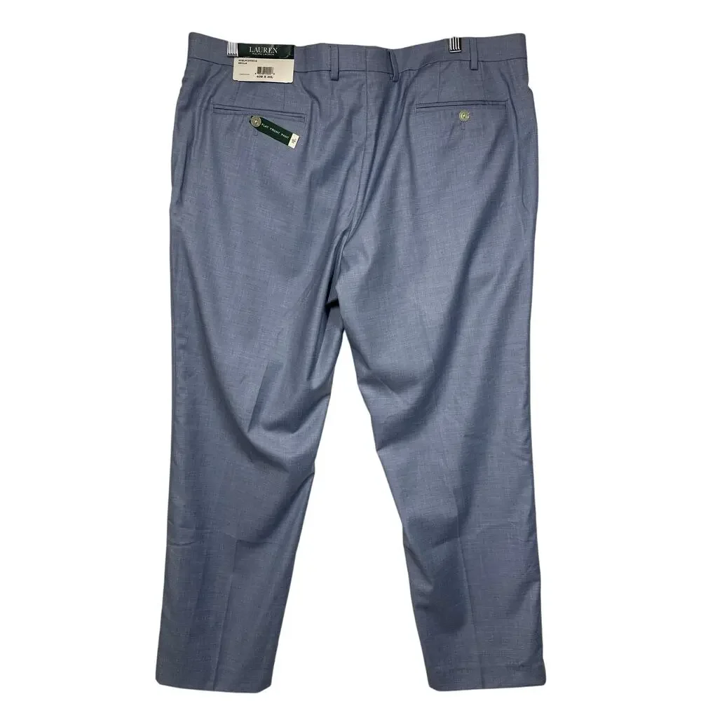 Lauren Ralph Lauren Men's Neville Dress Trouser Pants Blue Size 40W x 30L Golf